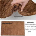 Hamiledyi Reptile Carpet Natural Coconut Fiber Tortoise Carpet Mats 4PCS