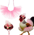 Chicken Tutus for Hens and Hat Clothes Costume, Cute Feather Chicken Hat, Clothing for Chickens, Feather Skirt Tutu Dres