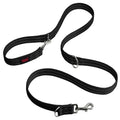 Halti Training Leash - Multifunctional Double-Ended Dog Leash, Ideal for Anti-Pulling Dog Training. Lightweight, Soft & Durable. Suitable for Medium to Large Dogs & Puppies (Size Large, Black, 2m)