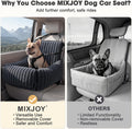 MIXJOY 6-in-1 Dog Car Seat for Small/Medium Dogs up to 23 lbs