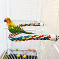 TogyGooty Bird Perch,Bird Rope Perch & Rope Perch,Bird perches for cage,Rope Perch for Conures,Parrots,Cockatiel,Lovebird,Budgerigar,Parakeet Rope perches for cage