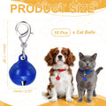 PETAXCELL Cat Bell, Small Matte Pet Copper Bell Collars Charm with Lobster Buckle Loud Crisp Sound Anti-Lost Pendant Accessory