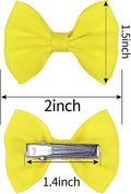 XIMA 48PCS(24pairs) Dog's Hair Bows Clips,Small Handmade Hair Accessories Bow Pet Puppy for Doggies Cat Kitten Rabbit Grooming Accessories (Mixcolors-48pcs Bows Hair Clip)