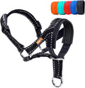 Dog Head Collar, Head Collar with Reflective Strap to Stop Pulling for Small Medium and Large Dogs, Adjustable