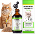 Cat Hairball Remedy Drops, Hairball Treatment for Cats, Supports Skin & Coat, Digestion, Cat Furball Treatment, Helps El
