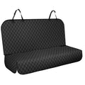 NECKORY Backseat Cover for Dogs, Waterproof and Non-Slip Pet Bench Seat Covers, Car Seat Protector for Back Seat, Universal Size Rear Car Seat Cover Fits Cars, Trucks and SUVs, L-Black