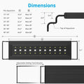 NICREW C10 24/7 LED Aquarium Light, Fish Tank Light for Plants, 18-24 in