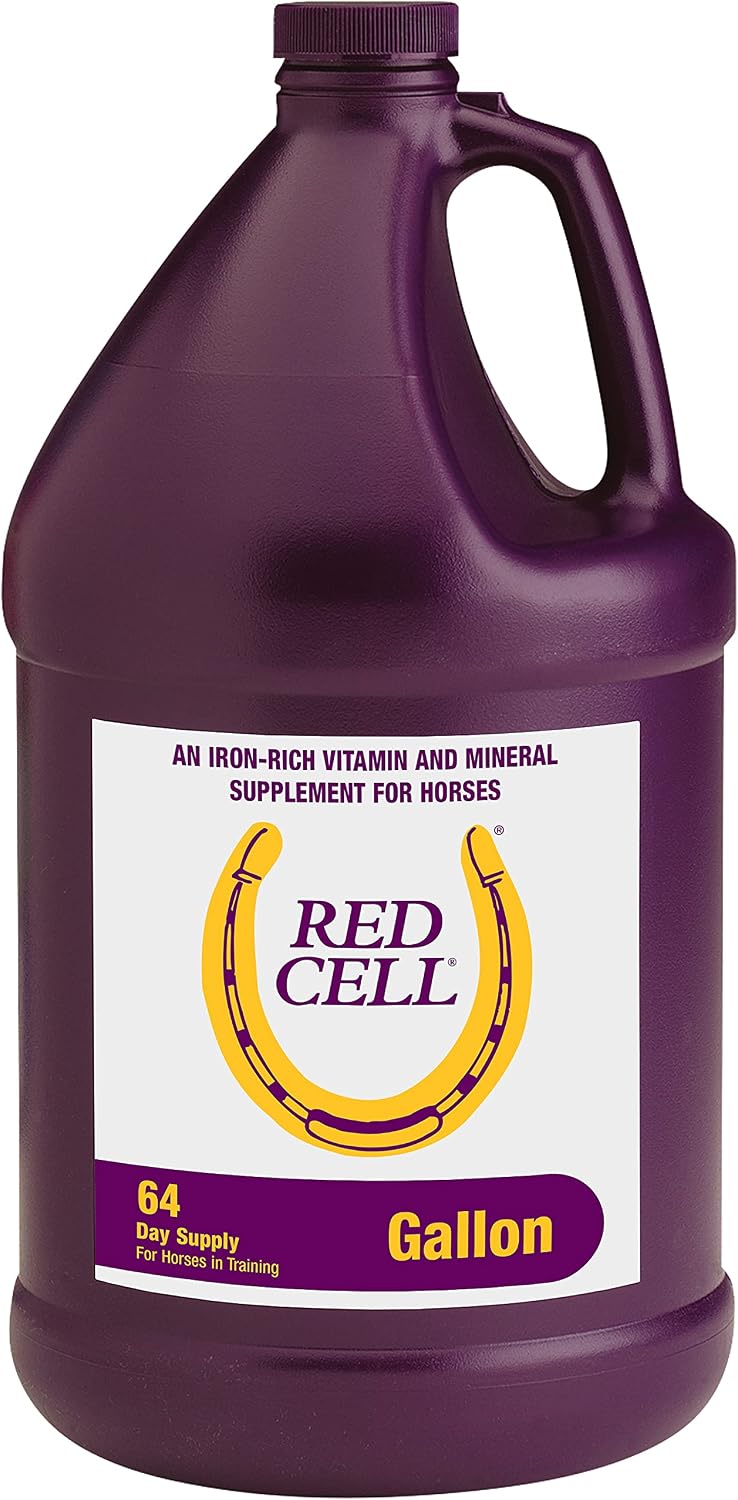 Farnam Horse Health Red Cell, Liquid Vitamin-Iron-Mineral Supplement for Horses, Helps Fill Important Nutritional Gaps i