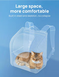 Pecute Cat Backpack Carrier, Large Space Cat Bubble Backpack, Breathable Cat Carrier, Shaded Dog Backpack Carrier, Ergonomic 3D Design for Travel, Hiking, Walk, Suitable for Shopping, Car, Vet, Gray