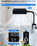 SEAOURA Aquarium Chiller Fan, Cooling for Fish Tank, Timer & Temp Control