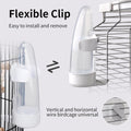 Bird Feeder Automatic Bird Water Dispenser Set for Cage No Mess Parakeet Cage Water Dispenser PP Material, 200ml/6.8fl o