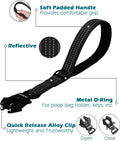 PetBonus Heavy Duty Short Dog Leash, 12" Nylon Lead with Quick Release Clip