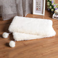 SHENGOCASE 2-Pack 10"x 15.7" Faux Rabbit Fur Cat Dog Bed Cushion Pad Mat, Cat Tree Tower Replacement Cushion for Window Perch Carrier House Cage Crate Kennel