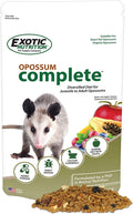 Exotic Nutrition Opossum Complete - Nutritionally Complete Healthy Pellet Diet - Food for Short-Tailed & Virginia Opossu