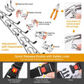 Prong Training Collar with Comfort Tips and Quick Release - Dog Choke Pinch Collar with Nylon Cover - Classic Collar and