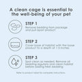 Kaytee Clean & Cozy Paper Bedding for Small Animals, White, 49.2 Liters