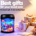 Fake Fish Tank Night Light, 6 Color Changing Aquarium Lamp with 8 Fake Fish