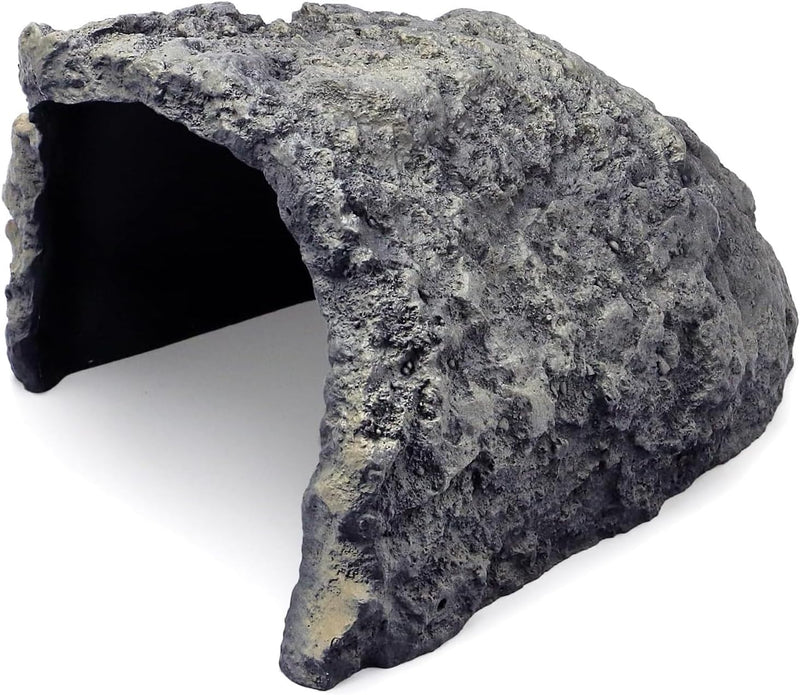 Rock Cave Habitat Hidden for Reptile and Amphibians.Terrarium & Aquarium Decor, Reptile hideout Hide Cave, Perfect for B