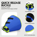 SUNFURA Soft Dog Cone, Adjustable Dog Cone Collar Alternative for Large Dogs, Comfy Pet Cones for Dogs to Stop Licking, Protective E-Collar After Surgery for Wound Healing, Blue XL