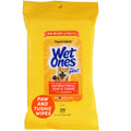 Wet Ones for Pets Paw and Tushie Dog Wipes with Chamomile, Tropical Splash Scent - Cleansing Grooming Wipes for Dog Paws and Butt Between Baths, Wet Lock Seal, 30 Count
