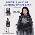 Wakytu Dog Lift Harness for Small Dogs,Dog Backpack Carrier,Adjustable Padded Breathable Straps for Dogs, Disabled, Joint Injuries, Arthritis,M(8.5-17.5LBS)