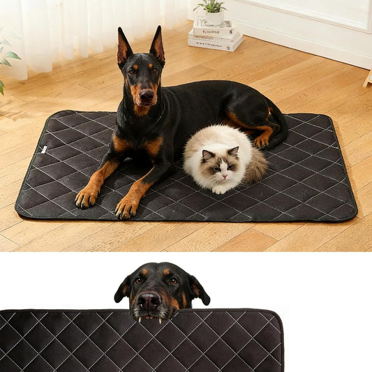 Chew Proof Dog Crate Pad, Indestructible Dog Bed, High Density Chew Proof Crate Pad for Medium Large Dogs, Machine Washa