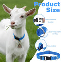 4 Pack Sheep Grazing Copper Bells & Adjustable Nylon Collar Set