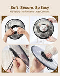 PetThem Soft Cat Cone Collar, Adjustable Cat Recovery Collar, After Surgery to Stop Licking, Waterproof & Easy to Clean,