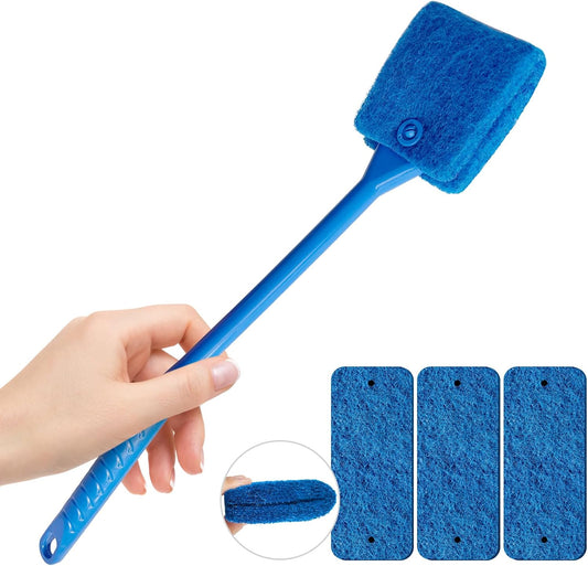 Promising Aquarium Cleaning Brush, Double Sided Sponge Fish Tank Scrubber