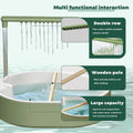 Parrot Bathtub Bird Automatic Bath Shower,Large Bird Shower Fountain Indoor Bathtub with Running Water, Contains USB and