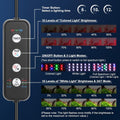 AQQA LED Aquarium Light for Plants, 24/7 Mode Full Spectrum Fish Tank Light