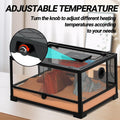 REPTI ZOO Reptile Heat Panel Adjustable Temperature Reptile Heating Plate, Non-Light Heating Solution with Expanded Heat