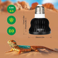 High Intensity UVB Reptile Light Bulb 5.5W 5.0 Full Spectrum UVA UVB for Reptiles simulating Sunlight Promote Synthesis 