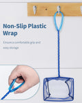 Pawfly 5''/6'' Fish Net for Fish Tank, Aquarium Net with Braided Metal Handle and Nylon Mesh, Small Fish Net Minnow Net 