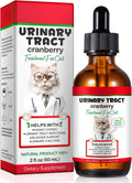 Cat Urinary Tract Infection Treatment, Cat UTI Treatment Drops Supports Bladder, Kidney Stone, Cranberry Kidney Bladder 
