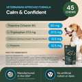 VetriScience Veterinary Strength Calm & Confident Chews, 45 Count
