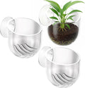 3 Pack Clear Fish Tank Plant Holder Aquatic Plant Cups