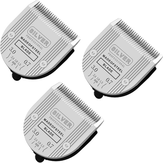 3PCS 5 in 1 Replacement Blades Compatible with Wahl Bravura Clipper Chromado，Creativa，Figura Dog Clippers for Dogs Grooming (5in1/3Pack)