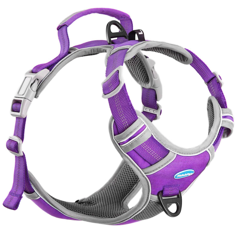 ThinkPet No Pull Harness Breathable Sport Vest with Handle-Dog Harnesses Reflective Adjustable for Medium Large Dogs