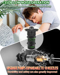 Automatic Reptile Mister System, Misting System with Timer, Reptile Humidifiers Quiet Pump Expandable to 10 Fine Mist No