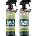 Sprinkle & Sweep: Pet Stain & Odor Enzyme Spray - 24oz, 2 Pack - No Scrubbing Concentrated Formula, Dog & Cat Urine Destroyer, Carpet Spot Cleaning