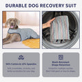 Dog Surgery Recovery Suit Female Spay Male Neuter,Lick Sleeve for Dogs Rear Leg,Breathable Dog Recovery Suit for Dogs Af