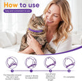 Cat Calming Collars for Cats 6 Pack, Long-Lasting Pheromone Support for Anxiety & Stress, Secure Anti-Slip Adjustable 15