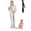 SVD.PET 4-in-1 Hands Free Dog Leash, Versatile Crossbody Dog Leash with Easy Release Buckle, Adjustable Waist Fit for Walking, Jogging and Running Your Pet (Black)