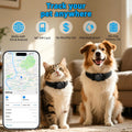 GPS Tracker for Dogs, Smart Dog Tracker with Real-Time Location, for Android and iPhone No Monthly Fee & No SIM Card- Pe