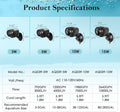 AQQA Aquarium Wave Maker for 80-285 Gallon, Fish Tank Powerhead Pump, 15W