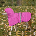 Waterproof Dog Raincoat - Adjustable Pet Rain Coats, Lightweight Hooded Slicker Poncho Rain Jacket for Small to X- Large