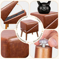 Dog Stairs & Ramp for High Bed & Couch,22.8" 6-Step Foldable Split Ottoman