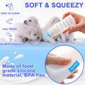 3 Pack Kitten Silicone Bottle Feeding Kit,Nipple & Feeding Kit for Kittens, Reusable Newborn Kitten Supplies, Suitable f