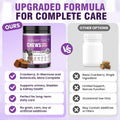 Dog UTI Treatment, 200 Soft Chews Cranberry Supplement for Dogs with D-Mannose Support Normal Urinary Tract Bladder Health & Kidney & Incontinence Remedy Stops